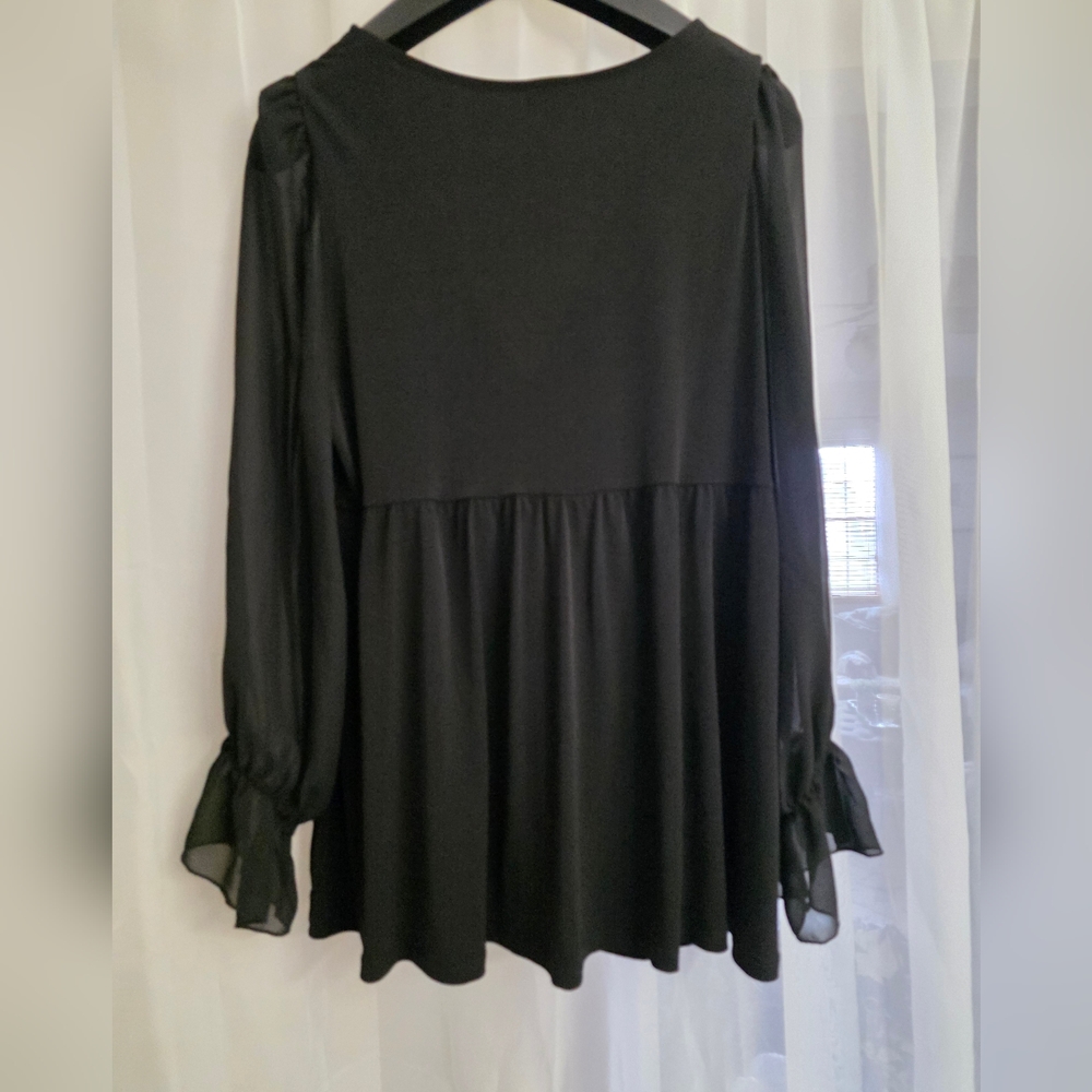 Torrid Black Long Sleeve Top - Picture 7 of 9